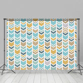 Aperturee - Aperturee Colorful Arrow Regular Patterns Photography Backdrop